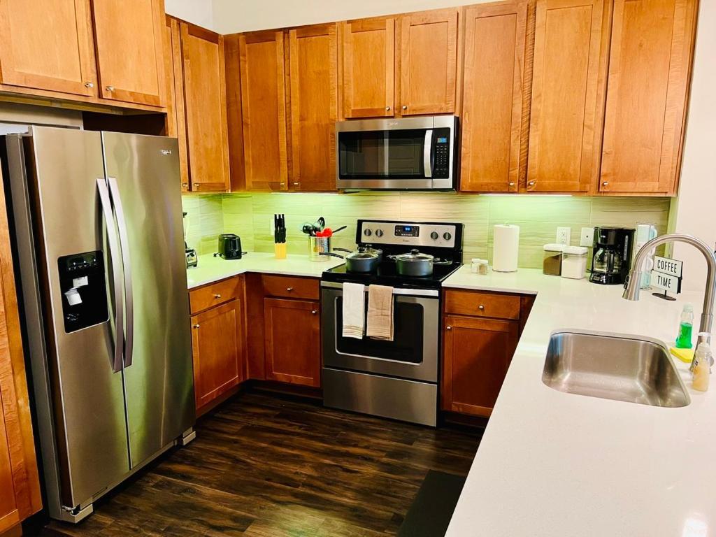 Downtown Apt Free Parking - Pool - Gym - Fully Kitchen Houston Exterior foto